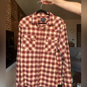Pendleton Pearl Snap Western Flannel - Large